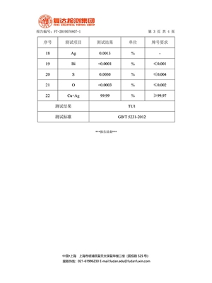 FT9070807-1-TU1铜块-检测报告